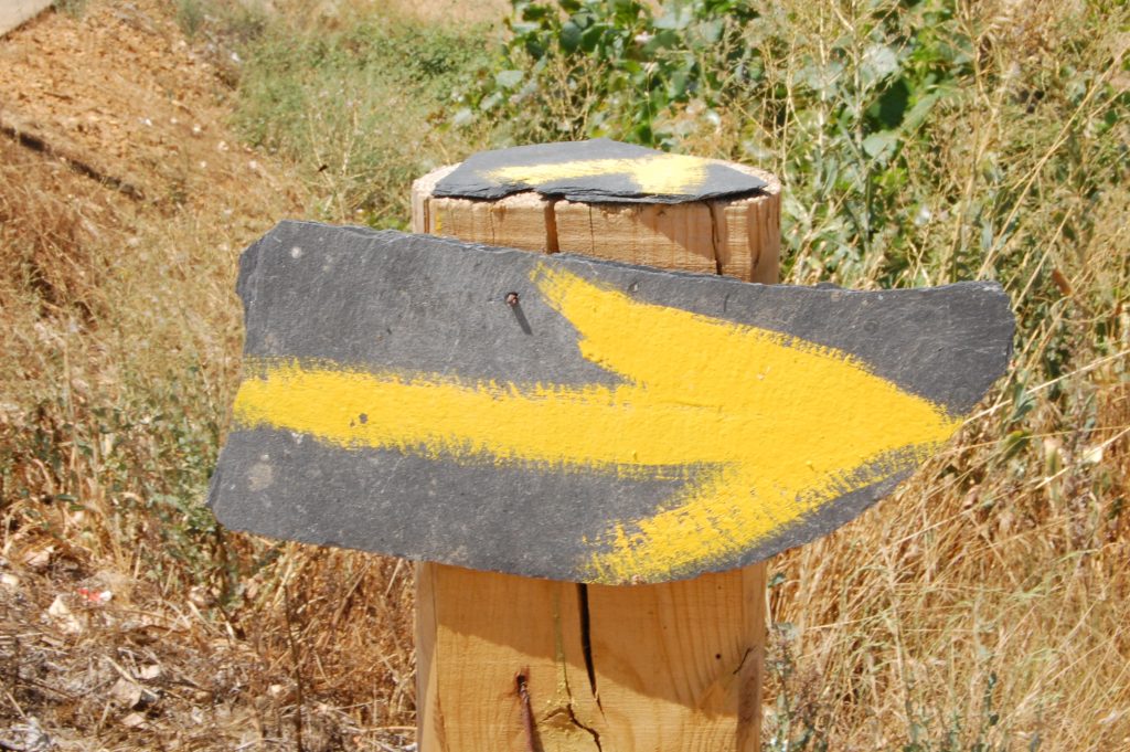 Freccia Via Francigena