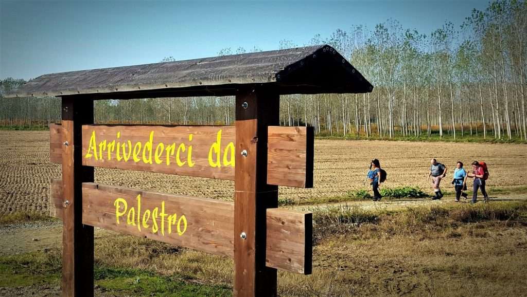 Pellegrini a Palestro Via Francigena