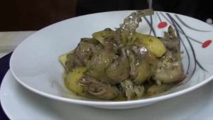 carciofi alla romana sulla Via Francigena